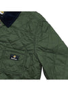 Kenning Quilting  Logo Patch Jacket Green - BARBOUR - BALAAN 5