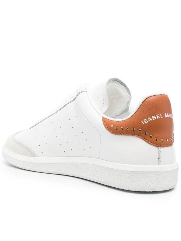 Bryce Low Top Sneakers White Brown - ISABEL MARANT - BALAAN 5