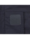 Metropolis Series Gabardine Pocket Long Sleeve Shirt Navy - CP COMPANY - BALAAN 7