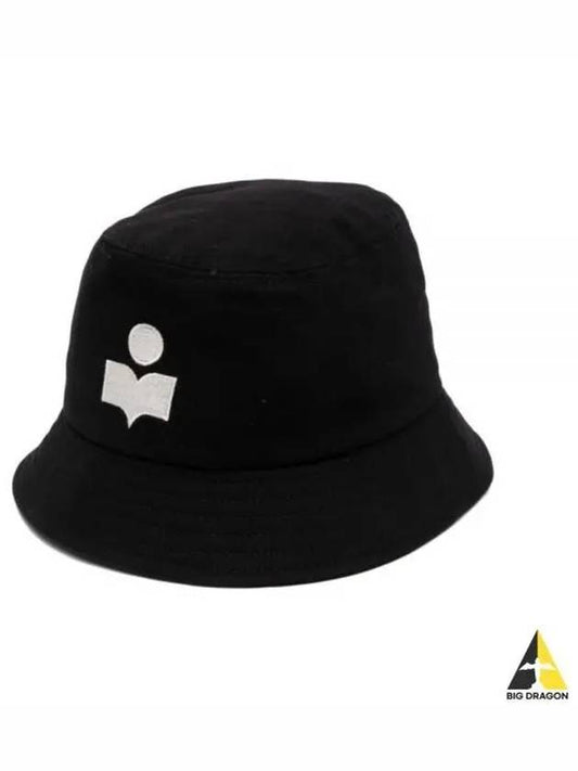 Hailey Embroid Logo Bucket Hat Black - ISABEL MARANT - BALAAN 2