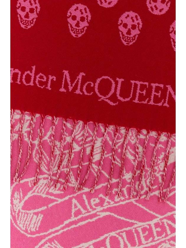 23 fw Wool Reversible Scarf 755076 3200Q 6272 B0230825877 - ALEXANDER MCQUEEN - BALAAN 3