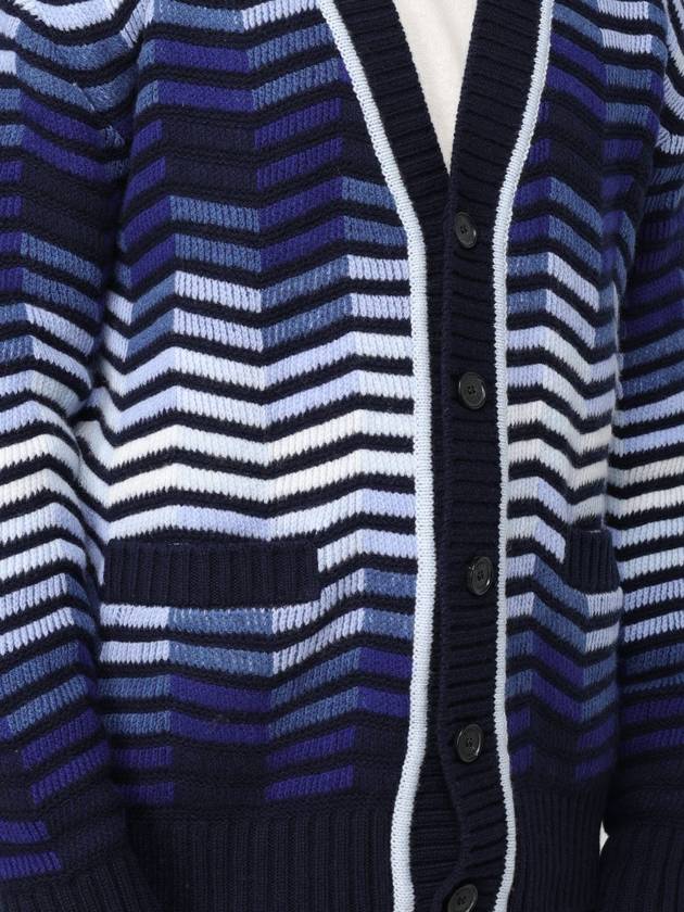 Cardigan Missoni in lana con motivo zig zag - MISSONI - BALAAN 5