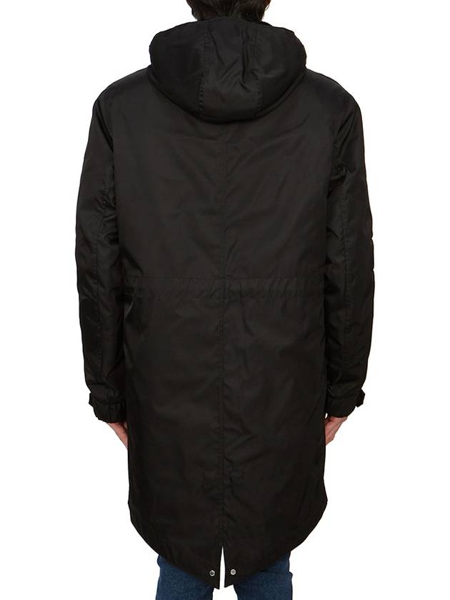 Triangle Logo Patch Re-Nylon Parka Black - PRADA - BALAAN 5