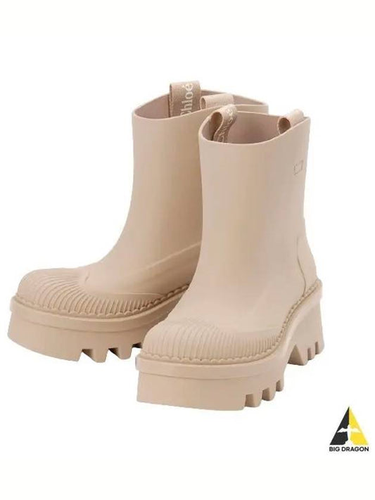 Women's Raina Rain Boots Beige Rose - CHLOE - BALAAN 2