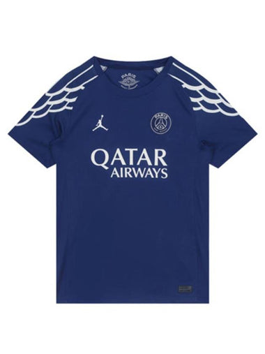 Paris Saint-Germain 2024/25 Stadium Fourth Short Sleeve T-Shirt Blue - NIKE - BALAAN 1