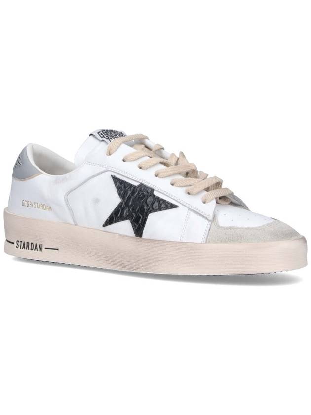 Stardan Leather Low Top Sneakers White - GOLDEN GOOSE - BALAAN 3