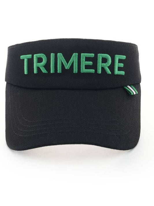 Font Logo Sun Visor UNISEX BLACK TMFHC60209 - TRIMERE - BALAAN 1