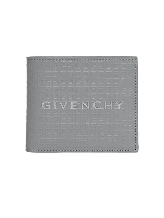 4G Micro Leather Half Wallet Light Grey - GIVENCHY - BALAAN 1