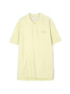 Handwriting Comfort Polo Shirt Chalk Yellow - MAISON KITSUNE - BALAAN 1