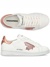 Logo Print Low Top Sneakers White - DSQUARED2 - BALAAN 2