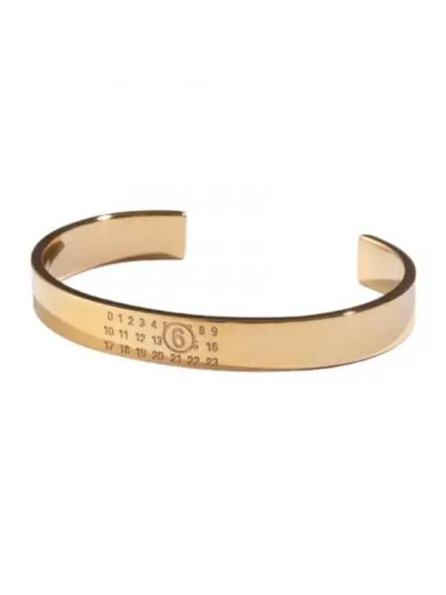 MM6 Gold Numeric Minimal Signature Bracelet - MAISON MARGIELA - BALAAN 2