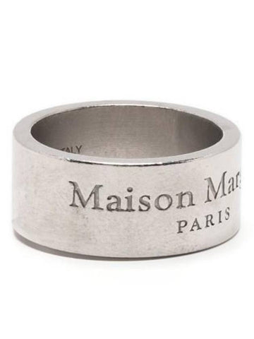 Maison Margiela Logo Sterling Ring Silver SM1UQ0037 - MAISON MARGIELA - BALAAN 1