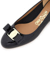 Vara Bow Patent Pumps Black - SALVATORE FERRAGAMO - BALAAN 8