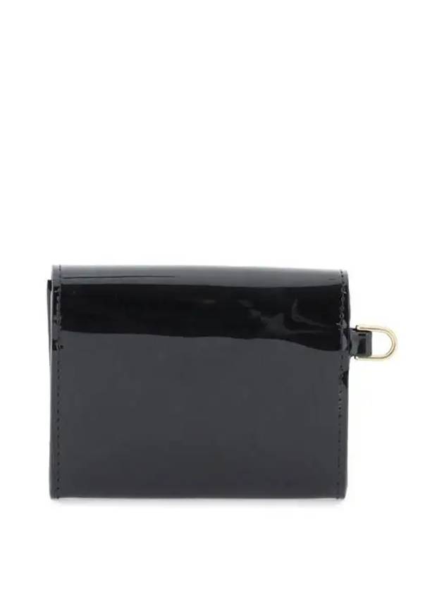 Patent Leather Card Wallet Black - MIU MIU - BALAAN 3