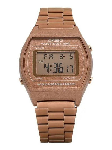 Watch B640WC 5ADF B640WC 5A Rose Gold Digital Metal Watch - CASIO - BALAAN 1