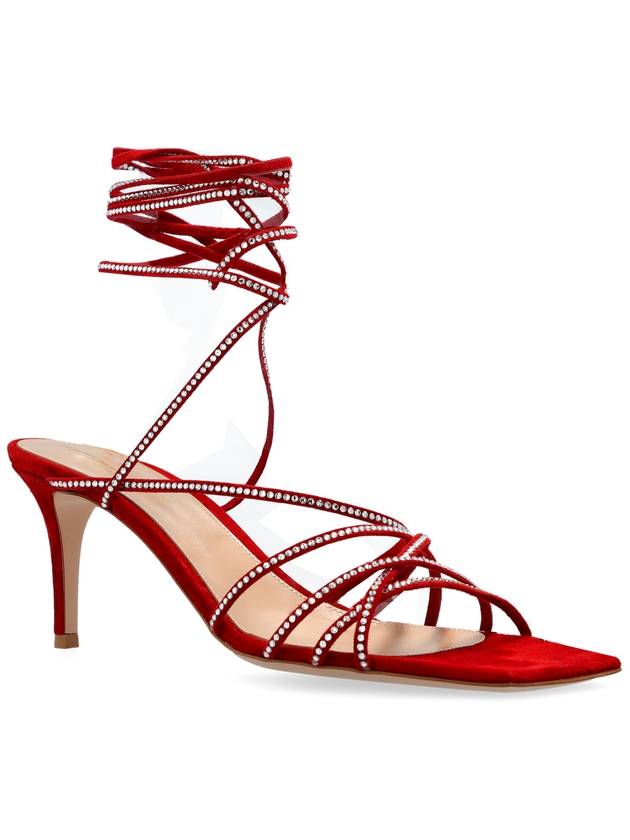 Gianvito Rossi Heeled Sandals, Women's, Red - GIANVITO ROSSI - BALAAN 4