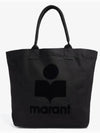 Yenky Logo Tote Bag Black - ISABEL MARANT - BALAAN 2