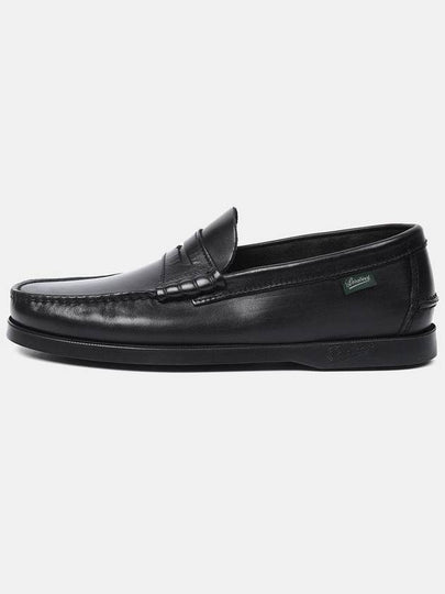 Coraux Leather Loafers Black - PARABOOT - BALAAN 2