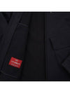 Lens Wappen Hooded Jacket Black - CP COMPANY - BALAAN 11