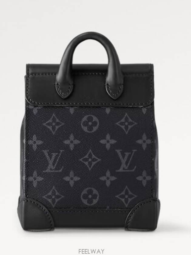 Men's Nano Steamer Cross Bag Black - LOUIS VUITTON - BALAAN 4