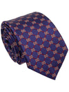 GG Rhombus Jacquard Silk Tie Blue - GUCCI - BALAAN.