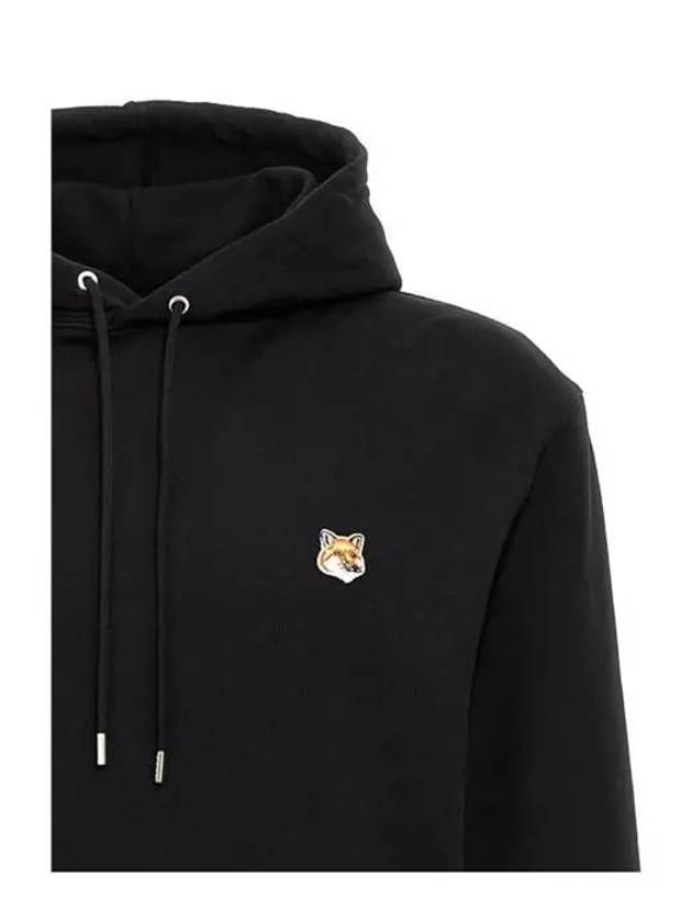 Fox Head Patch Regular Hoodie Black - MAISON KITSUNE - BALAAN 5