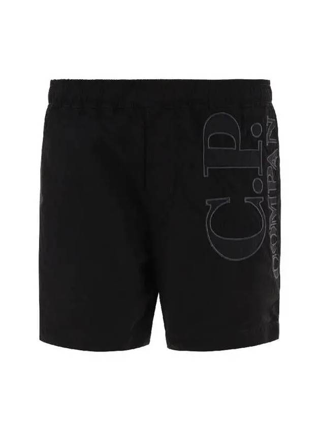 Big Logo Swim Shorts Black - CP COMPANY - BALAAN 2