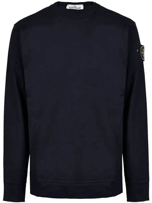 Waffen Patch Garment Dyed Heavy Cotton Sweatshirt Navy - STONE ISLAND - BALAAN 2