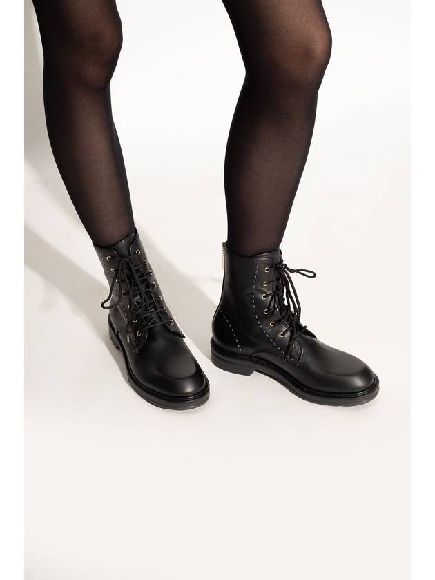 Max Mara Combat Boots, Women's, Black - MAX MARA - BALAAN 2