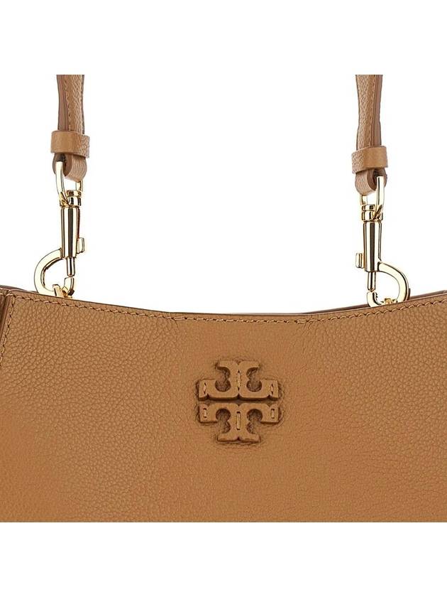 Logo Leather Bucket Bag Tiramisu - TORY BURCH - BALAAN 4