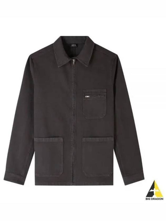 Connor Blouson Denim Jacket Grey - A.P.C. - BALAAN 2