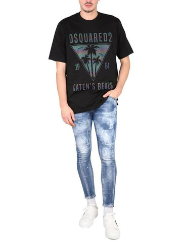 23 ss CATENS Beach T-shirt S74GD1091S23009900 B0040198377 - DSQUARED2 - BALAAN 1