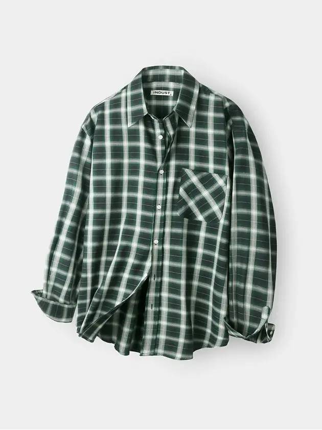 Flannel check shirt green - INDUST - BALAAN 10