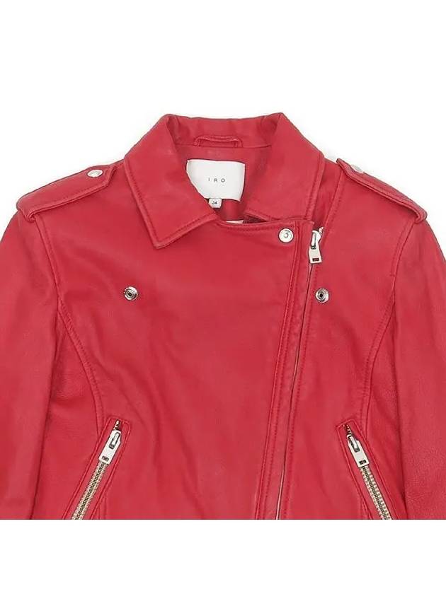 Smith Market used luxury goods red leather jacket women s clothing - IRO - BALAAN 2