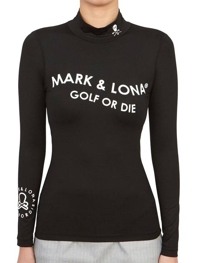 Golf Wear Women s Long Sleeve T Shirt MLW 3C AU01 BLACK - MARK & LONA - BALAAN 1