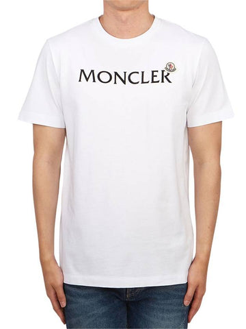 Men s short sleeve t shirt 8C00057 8390T 001 - MONCLER - BALAAN 1