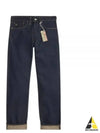 Double RL embroidered straight fit denim pants 782504836001 - POLO RALPH LAUREN - BALAAN 2