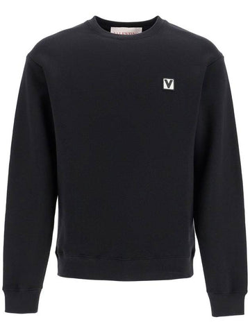 crewneck sweatshirt with logo - VALENTINO - BALAAN 1