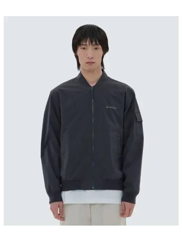 Cland Woven Bomber Jacket Charcoal S24SMDWB16 - SNOW PEAK - BALAAN 1