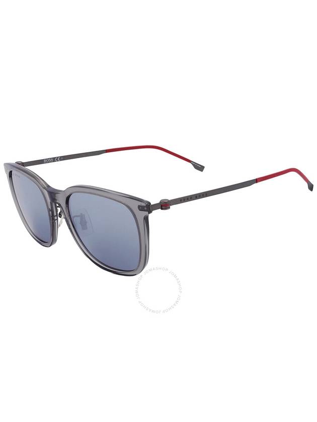 Hugo Boss Silver Square Men's Sunglasses BOSS 1347/F/SK 0KB7/DC 54 - HUGO BOSS - BALAAN 3