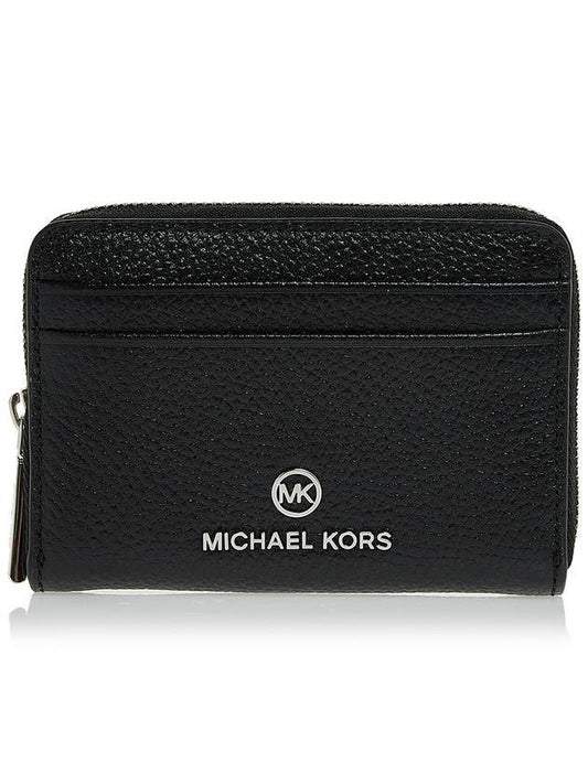 Jet Set Charm Small Card Wallet Black - MICHAEL KORS - BALAAN.