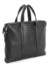 Gancini Leather Brief Case Black - SALVATORE FERRAGAMO - BALAAN 4