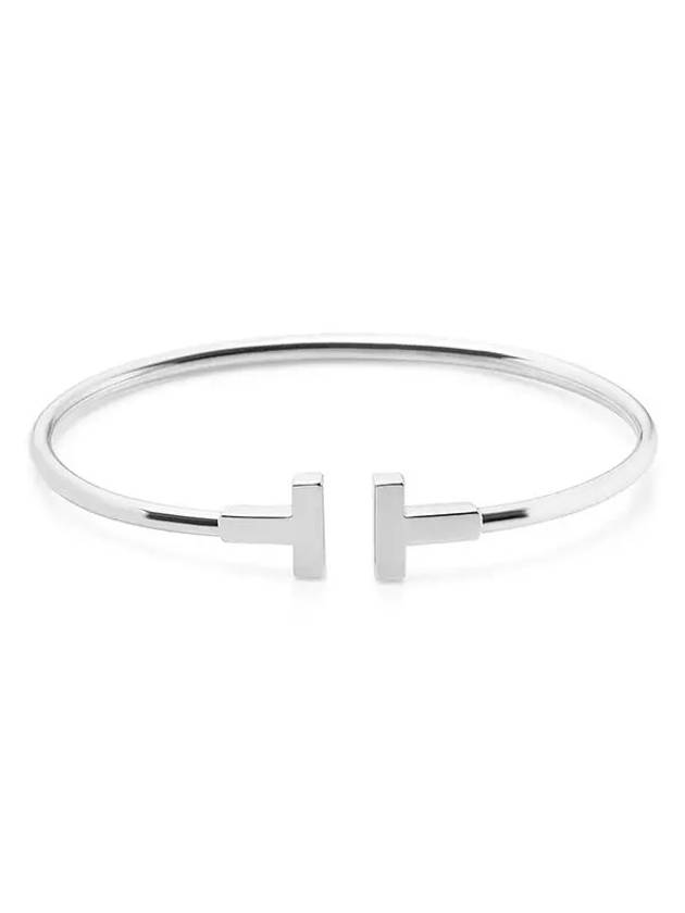 T Wire Medium Bracelet Silver - TIFFANY & CO. - BALAAN 3