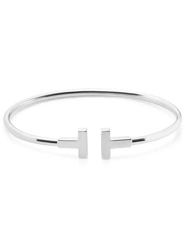 T Wire Medium Bracelet Silver - TIFFANY & CO. - BALAAN 3