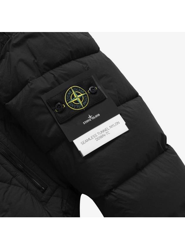 Seamless Tunnel Nylon Down Padding Black - STONE ISLAND - BALAAN 3