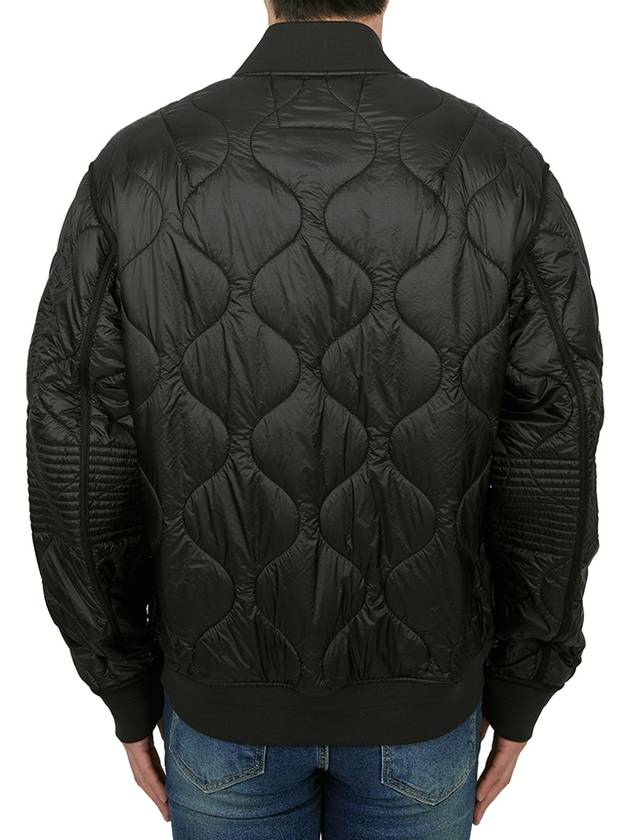 Liner Padded Bomber Jacket Black - CP COMPANY - BALAAN 5