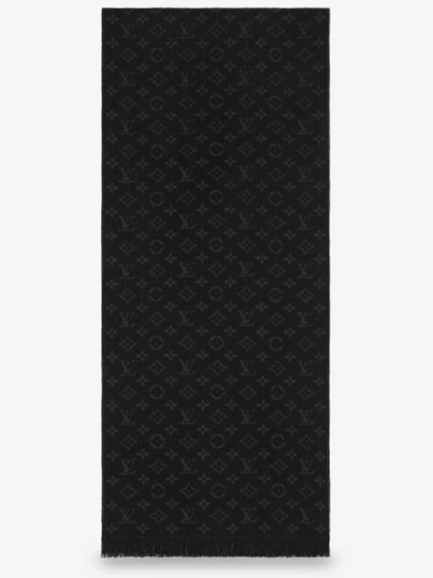 Monogram Classic Scarf Charcoal Grey - LOUIS VUITTON - BALAAN 3