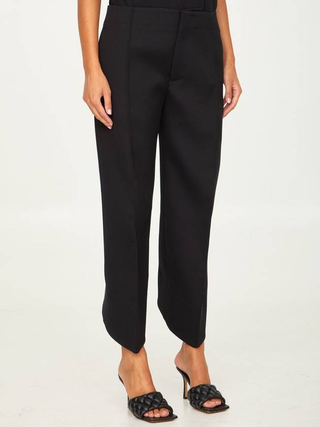 Black Wool Trousers 708514VKIV01000 B0020297345 - BOTTEGA VENETA - BALAAN 3