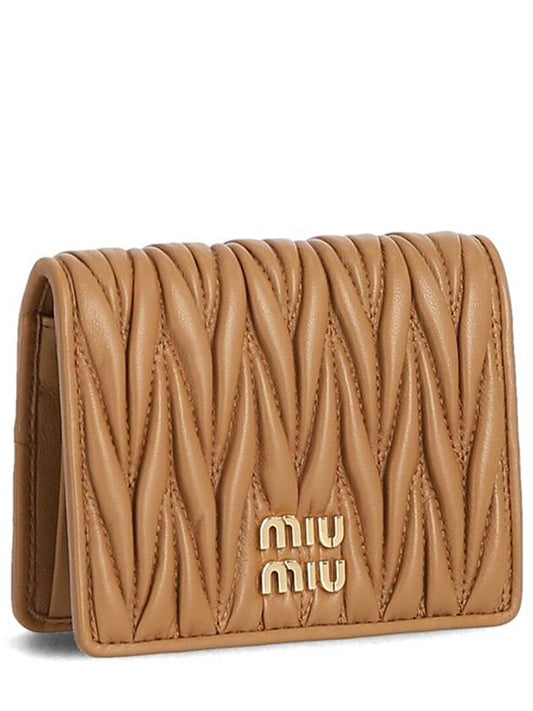 24 F W MATELASSE Leather Small Wallet 5MV2042FPPF098L B0271176539 - MIU MIU - BALAAN 2