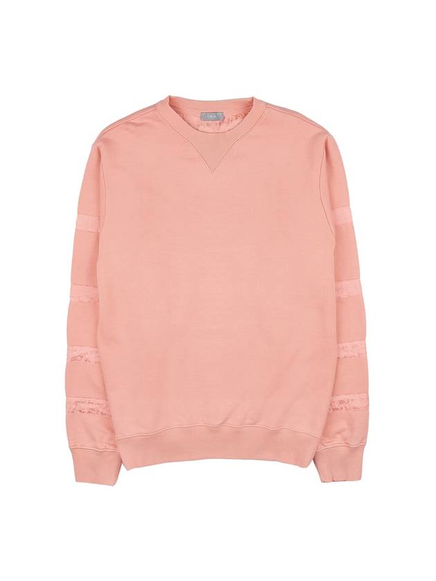 Oblique Band Sweatshirt Coral Pink - DIOR - BALAAN 11